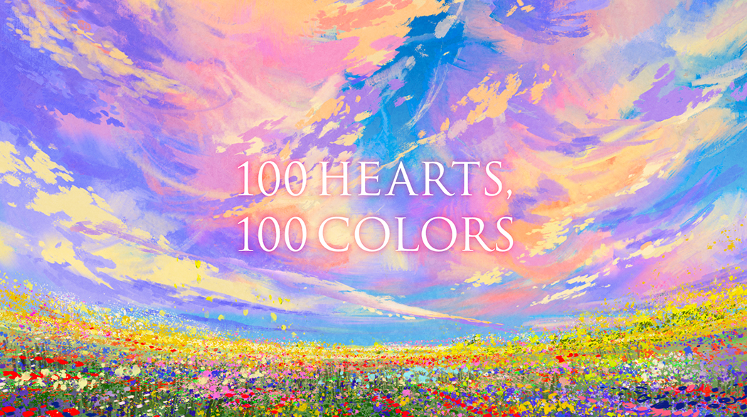 100 HEARTS, 100 COLORS