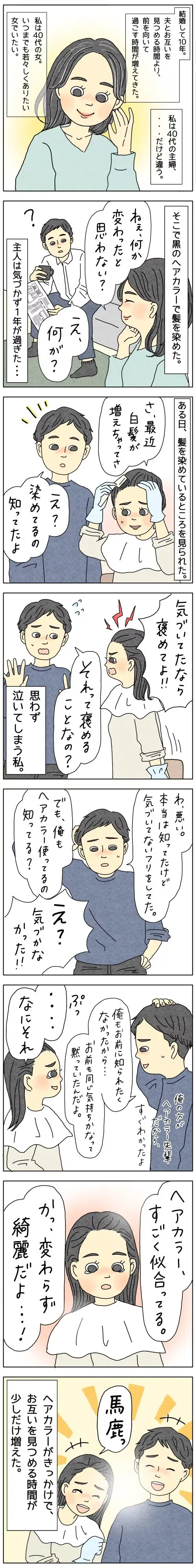 髪を染めた日